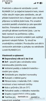 Prodam runner odrazedlo 2v1 - 2