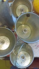 Závěsné svítidla, lustr, Retro bar z 5 kbelíků - 2