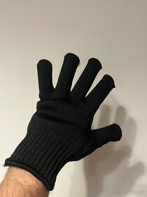 Kevlarové rukavice, černé - 2