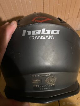 Prodám motocyklovou přilbu Hebo Transam DS V331 (vel. L) - 2