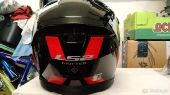 Prodám modulární helmu LS2 Drifter Triality red. - 2