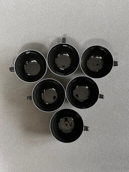 Rosenthal TAC 6x černý porcelánový šálek 170ml - 2