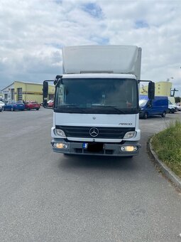 Mercedes Benz Atego 816-skříň s hydraulickým čelem 1000 kg - 2