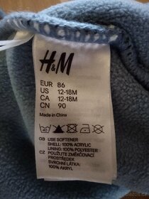 Dětská zimní čepice H&M vel. 86 - 2