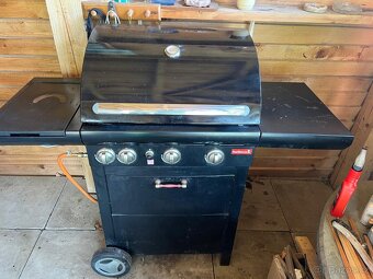 Prodám plynový zahradní gril BARBECOOK vč,dvou PB lahví - 2