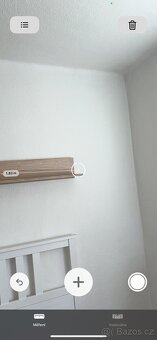 Nástěnná police RIVA - dub sonoma, šířka 180 cm - 2