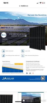 Solární panely JA Solar 405W Black Frame - 2