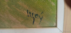 Obraz z pozůstalosti z cca 70. let minulého století - 2