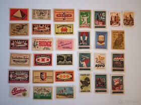 Prodám zachovalé zápalkové a žiletkové nálepky - 2