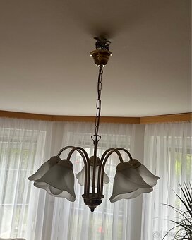 Lustr zlaty 5 ramen - 2