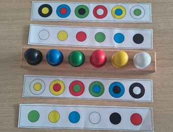 Montessori barevné kuličky - 2