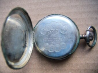 Prodám STŘÍBRNÉ KAPESNÍ HODINKY - 2