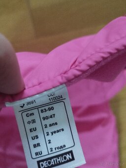 Oteplovaky z Decathlonu, cca 2 roky - 2