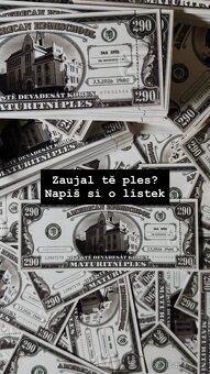 Maturitní ples - vstupenky - 2