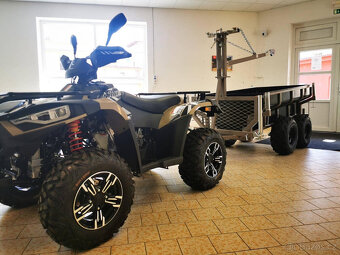 Vozík za čtyřkolku černý - 2