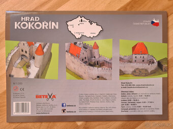 hrad Kokořín vystřihovánka v.2 - 2