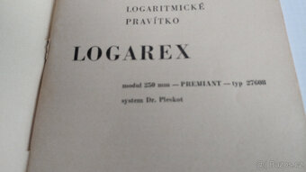 Logaritmické pravítko - 2