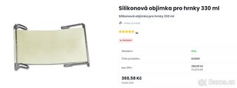Silikonová objímka pro hrnky 330 ml - - 2