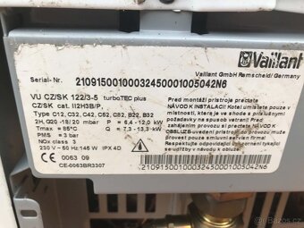 Plynový kotel Vaillant Turbo - 2