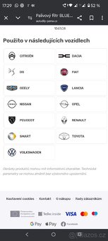 Palivový filtr, Vw, smart a jine Blue Print ADN12324 - 2