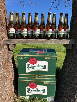 Vývozní pivo Pilsner Urquell Exportní hnědá lahev 0,33l - 2