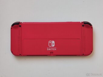 Nintendo Switch OLED Mario edice TOP STAV rok záruka +10 her - 2