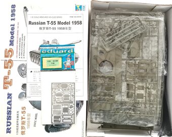 Tank T-55 + lepty Eduard - 2