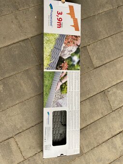 Zahradní travní lem Prosperplast šedý 3,9 m - 2