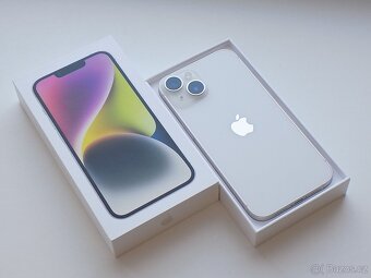 APPLE iPhone 14 128GB Starlight - ZÁRUKA 12 MĚSÍCŮ - TOP - 2