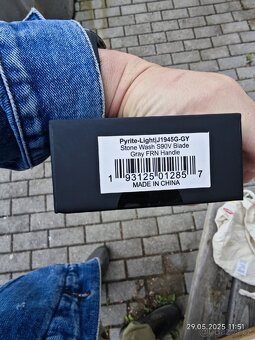 Nůž CJRB J1945G-GY Pyrite-Light S90V - 2