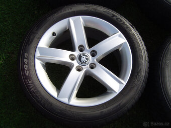 4 XZIMNÍ HLINÍKOVÁ KOLA ŠKODA KAROQ,OCTAVIA IV 215/55 R17.TP - 2