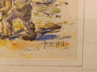 Obraz Oldřich Procházka 1947, pasparta 42x45 - 2