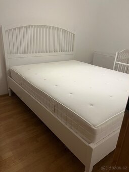 Postel IKEA TYSSEDAL včetně roštu a matrace - 2
