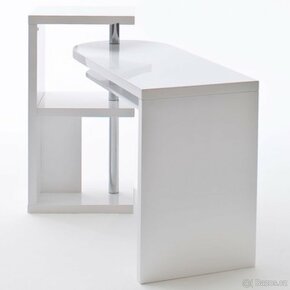 Bílý psací stůl Tape - 2