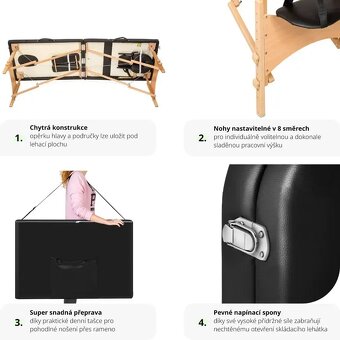 Masážní lehátko nové - 2