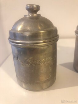 stare hlinikove korenky 6 ks , doza na cukr - 2