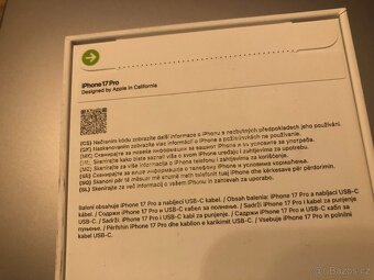 iPhone 17 pro 256gb Oranžový 2 roky CZ záruka - 2
