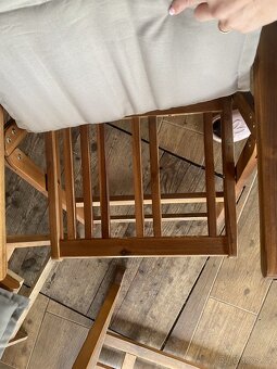 Zahradní nábytek sestava- materiál akát - 2