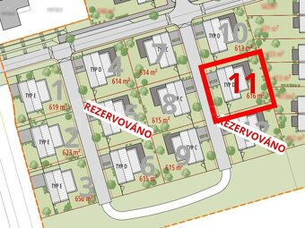 Prodej stavebního pozemku 616 m2, Velká Bystřice - 2