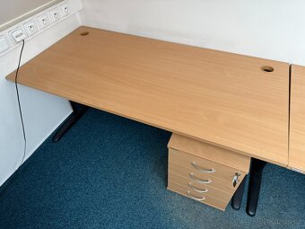 4x kancelářský stůl Hobis + šuplíky - 2