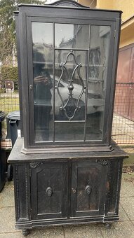 Skleněná vitrína z masívu - 2