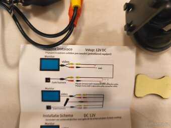 Couvací kamera + LCD display - 2