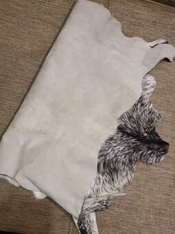 NOVÁ pravá kůže, kožešina - 2