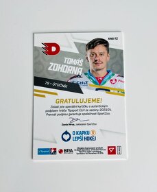 Tomáš Zohorna hokejové karty SPORTZOO - 2