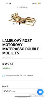 Polohovatelný rošt 90x200cm - 2