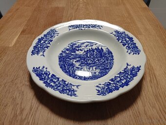 STARÝ PYROBLAN PORCELÁNOVÝ TALÍŘ BRITISH PETROLEUM FRANCE - 2