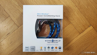 Hi-Fi napájecí kabel WireWorld Mini Stratus 2m - 2