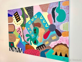 Abstraktní obraz 90x110 cm - 2
