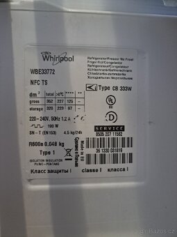 Lednice Whirlpool WBE33772 NFC TS
A+++ - 2