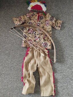 Indiánský stan tee pee a kostým indiána - 2